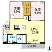 (仮)D-ROOM向中野7丁目PJの間取り画像