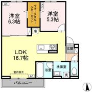 (仮)D-ROOM向中野7丁目PJの間取り画像