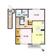 コートビレッジ茨島の間取り画像