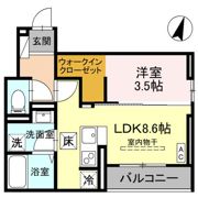 メルヴェーユ Ⅱの間取り画像