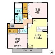 ウィルビュー Dの間取り画像