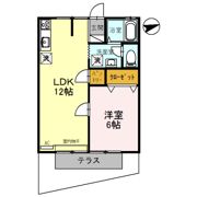 セジュール伊勢田の間取り画像