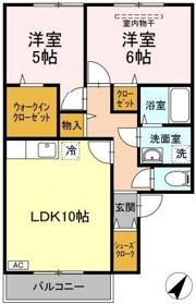 ブランドールHの間取り画像