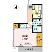 ラクト鶴江の間取り画像