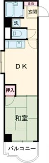 ホワイトシャトー小林の間取り画像