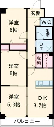 ベルエキップの間取り画像