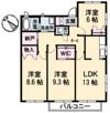 メゾンM－2の間取り画像