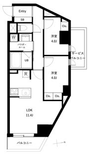 アーバンパーク高井戸の間取り画像