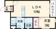 ドルチェ・ヴィータ柳川Cの間取り画像