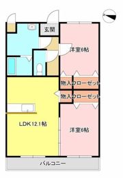 コーンハイツIIの間取り画像