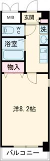 聖和マンション弐番館の間取り画像