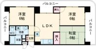 シャトラン白鷺Ⅱの間取り画像