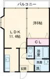 マンショングランドールⅡの間取り画像