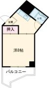六丁の目マンションの間取り画像