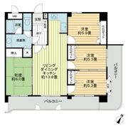 ライオンズマンション皇后崎公園の間取り画像