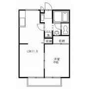 ベルシオンAの間取り画像