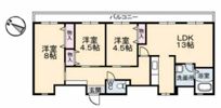 C．C．COURT五日市駅前の間取り画像