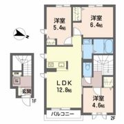 Green Field 頼信の間取り画像