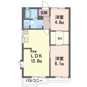 サンモール本郷 Dの間取り画像