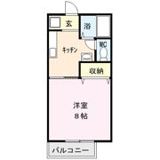 コーポあいらっくの間取り画像