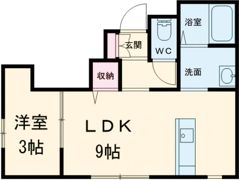 ドルチェ・ヴィータ柳川Bの間取り画像