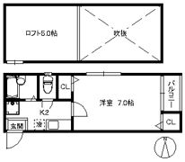 ポラリス室見の間取り画像