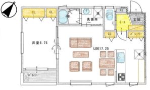 クリエイト相生の間取り画像