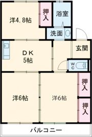湫マンションの間取り画像