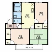 クイーンズタウン Bの間取り画像