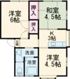 スカイハイツ倉永の間取り画像
