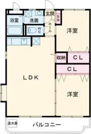 ボナールマンションの間取り画像