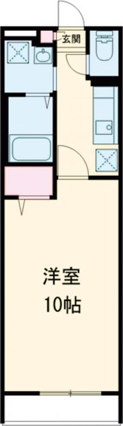 アムール ビオス 文珠の間取り画像