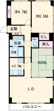 グランコート佐藤の間取り画像