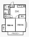 ハイツ住吉Ⅱの間取り画像