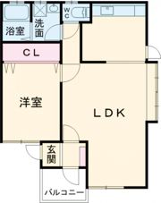 ブレース直江B棟の間取り画像