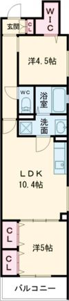 ラモーナ東山町Ⅱの間取り画像