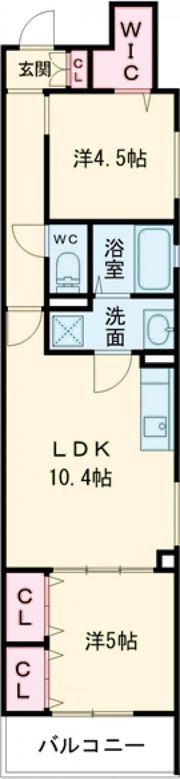 ラモーナ東山町Ⅱの間取り画像