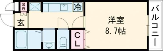 シュペリールの間取り画像
