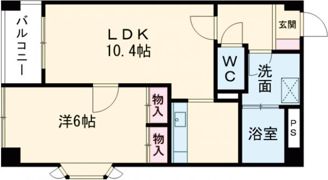 コートベネッセ熊本駅南の間取り画像