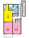 クレストールKIKI Aの間取り画像