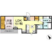 D-ROOM南花園の間取り画像