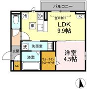 FIELDEN（ﾌｨｰﾙﾃﾞﾝ）の間取り画像