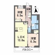 シャーメゾンレジデンス夜明の間取り画像
