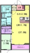 パルテRの間取り画像