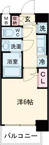 ファーストフィオーレ神戸スペラーレの間取り画像