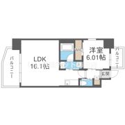 プレジオ梅田の間取り画像