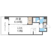 プレジオ梅田の間取り画像