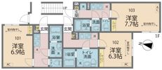 カインドネス海老名の間取り画像