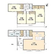 4191ふじみ野市南台1棟1号棟の間取り画像