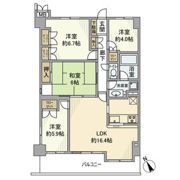 モアクレスト千葉A棟の間取り画像